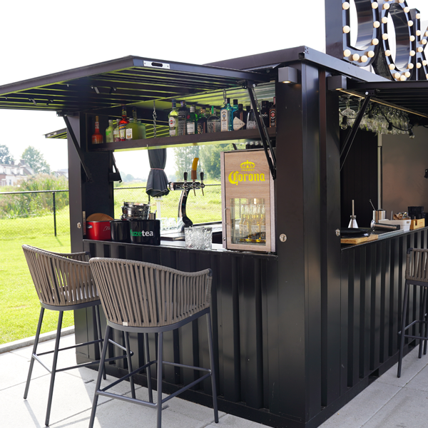 Flat Pack Container 8×2 Xl Meters Black Ral 9005 - Image 2