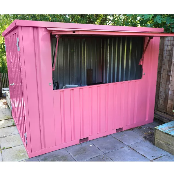 Container Pop Up 4×2 Meters Pink Ral 3014